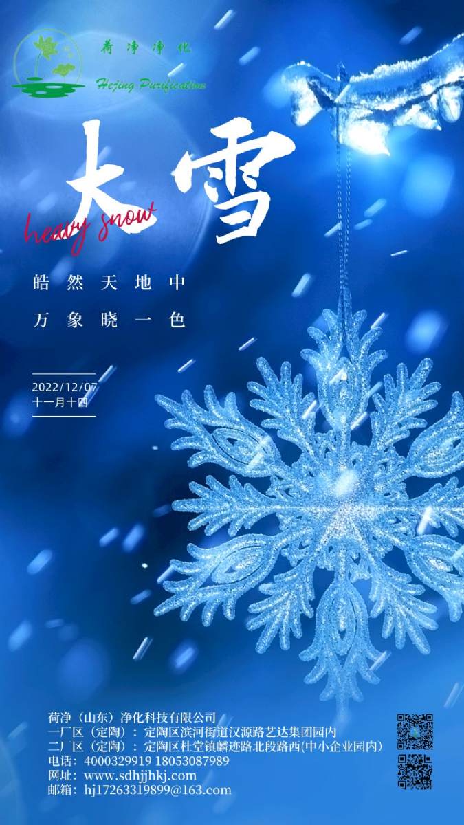 大雪节气蓝色合成风手机海报-1.png